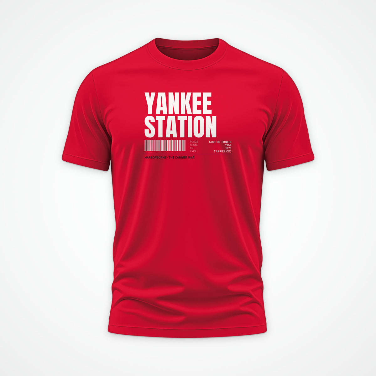Yankee Station Tag Tee in Red