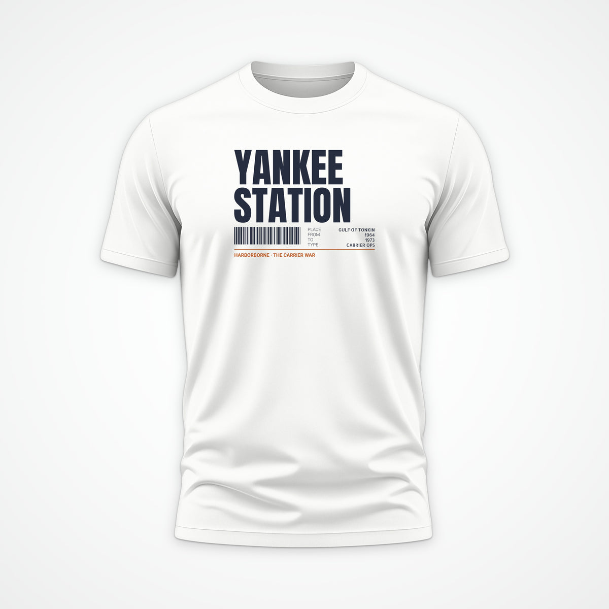 Yankee Station Tag Tee in White