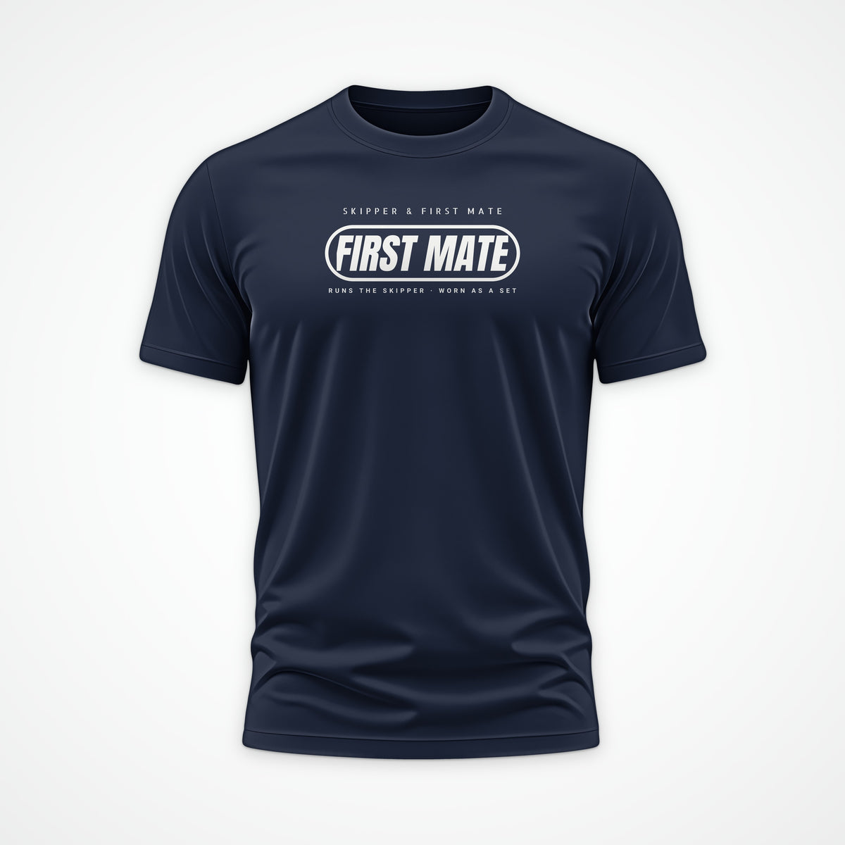 Skipper and First Mate First Mate Tee in French Navy