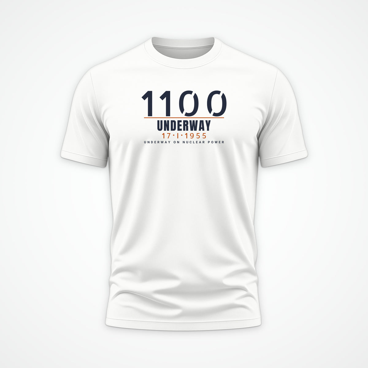 Underway on Nuclear Power 1100 Tee in White