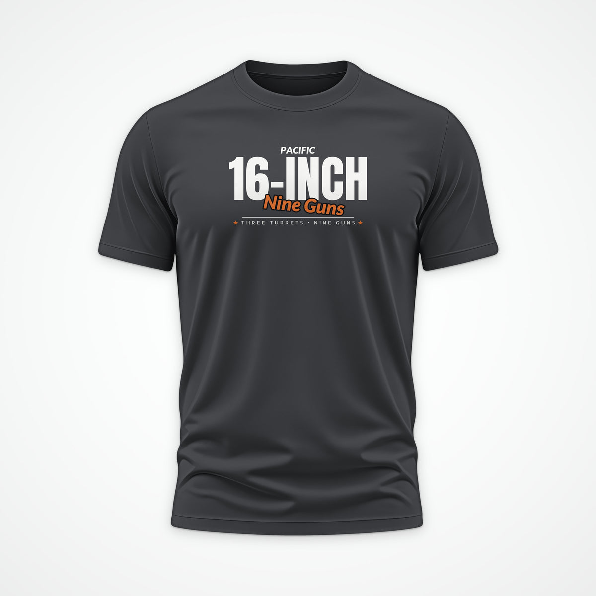 Nine Guns Pacific Club Tee in Anthracite