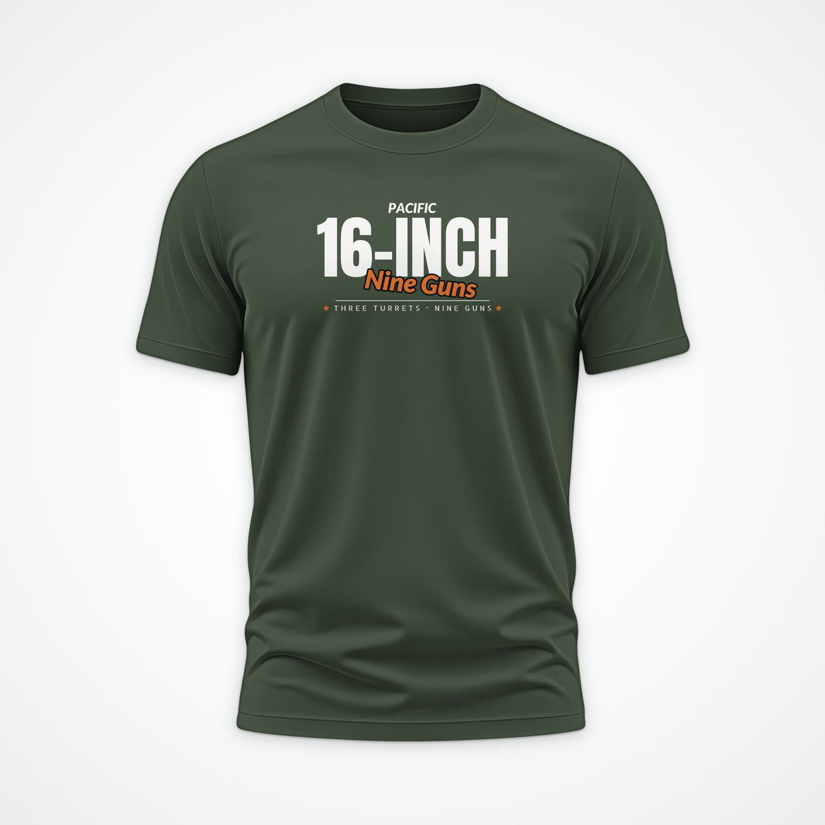 Nine Guns Pacific Club Tee in Olive