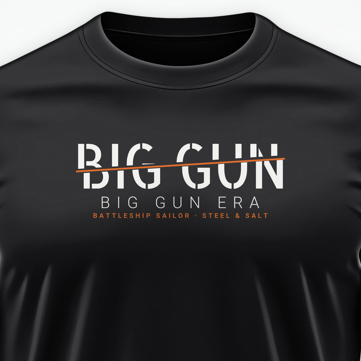 Big Gun Era Sliced Tee, front print detail