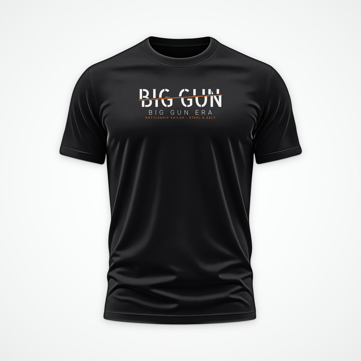 Big Gun Era Sliced Tee in Black