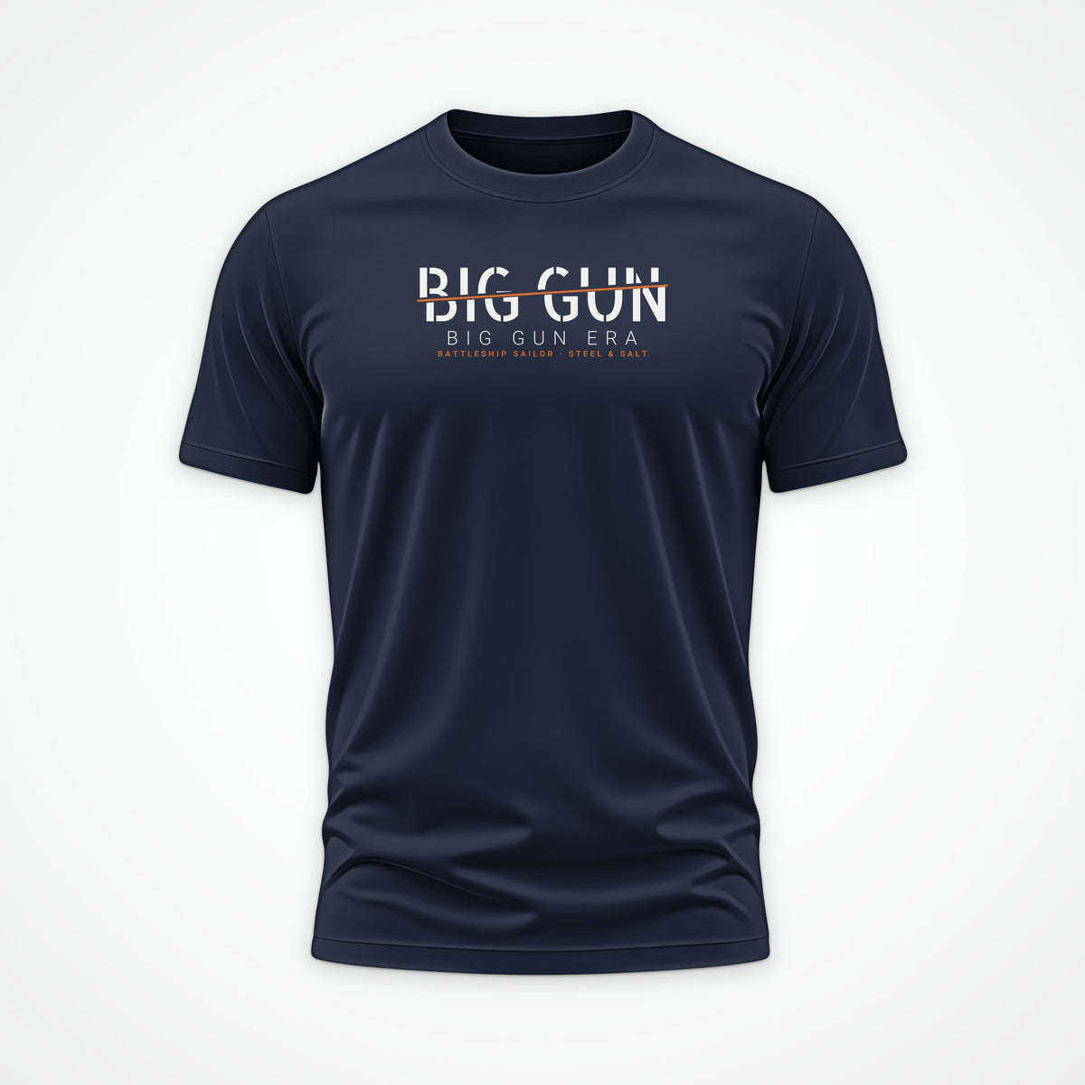 Big Gun Era Sliced Tee in French Navy