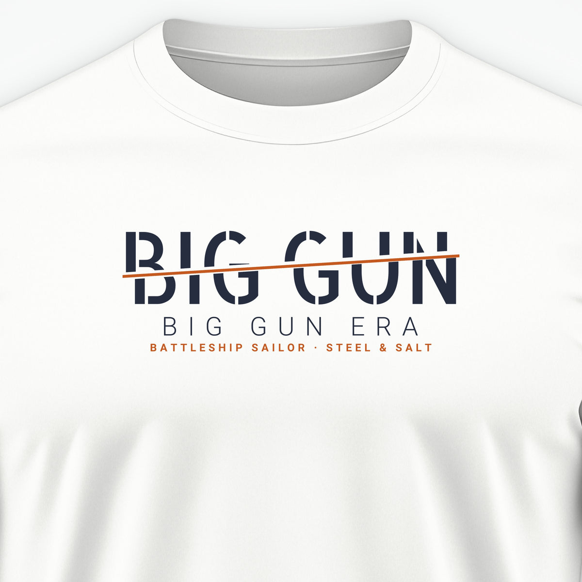 Big Gun Era Sliced Tee, front print detail