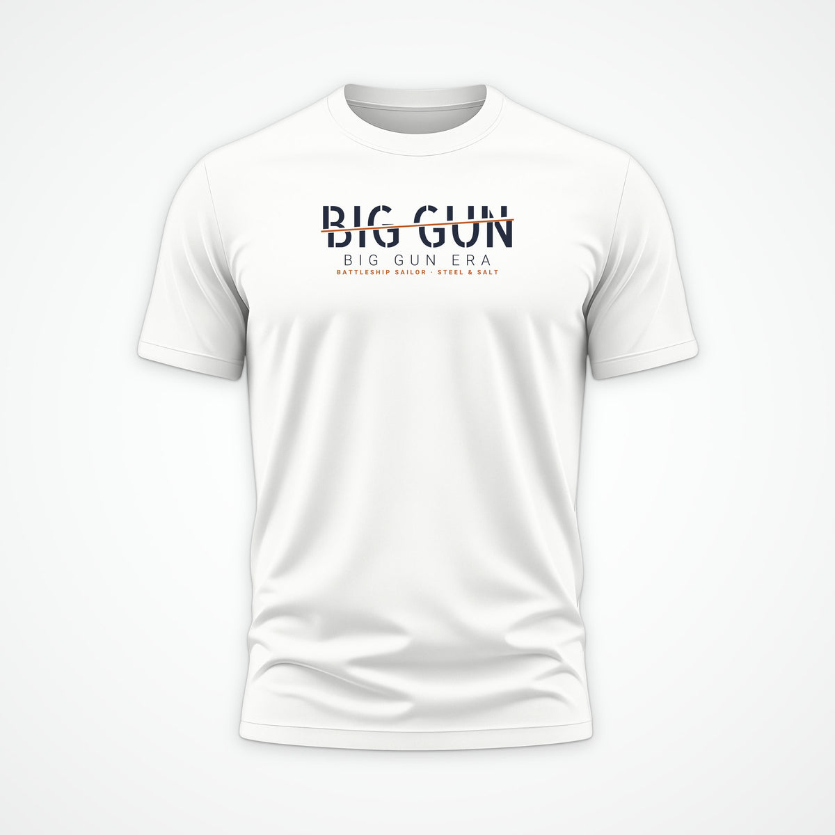 Big Gun Era Sliced Tee in White
