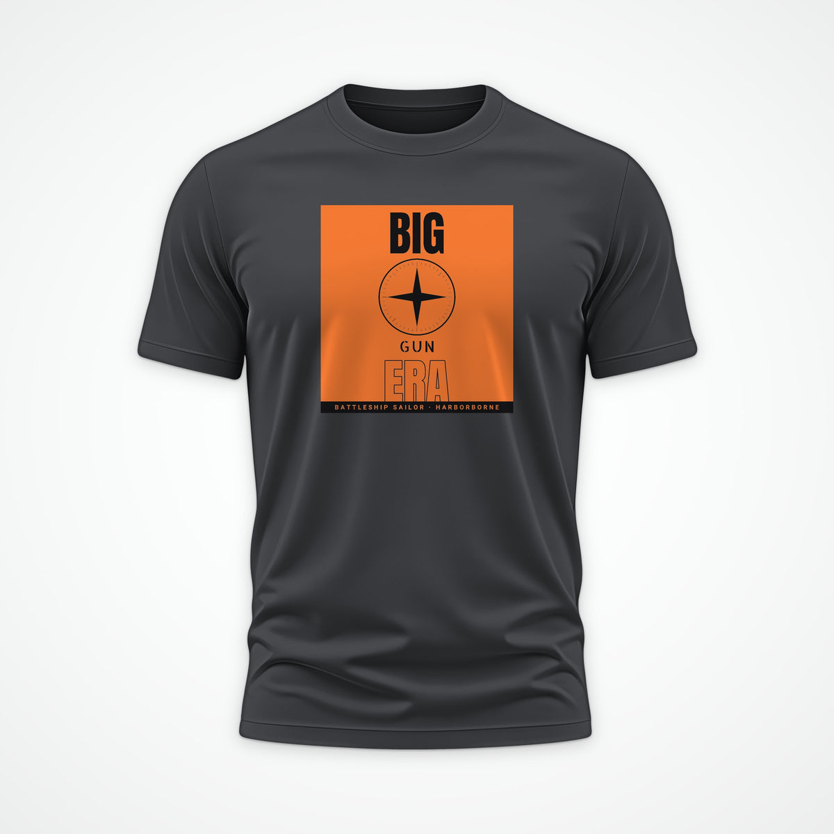 Big Gun Era Poster Tee in Anthracite