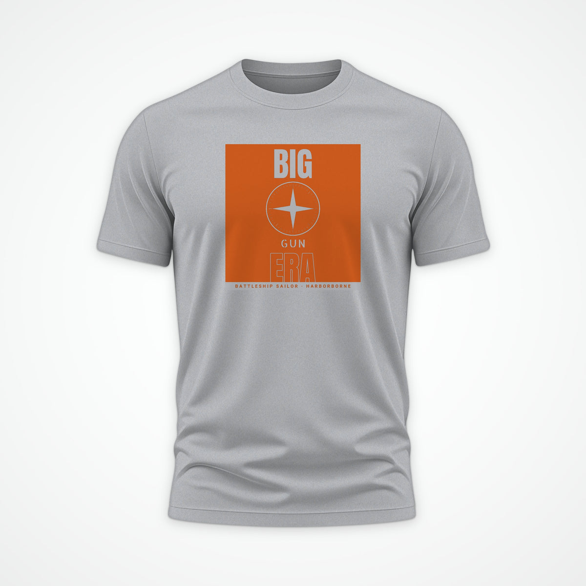 Big Gun Era Poster Tee in Heather Grey