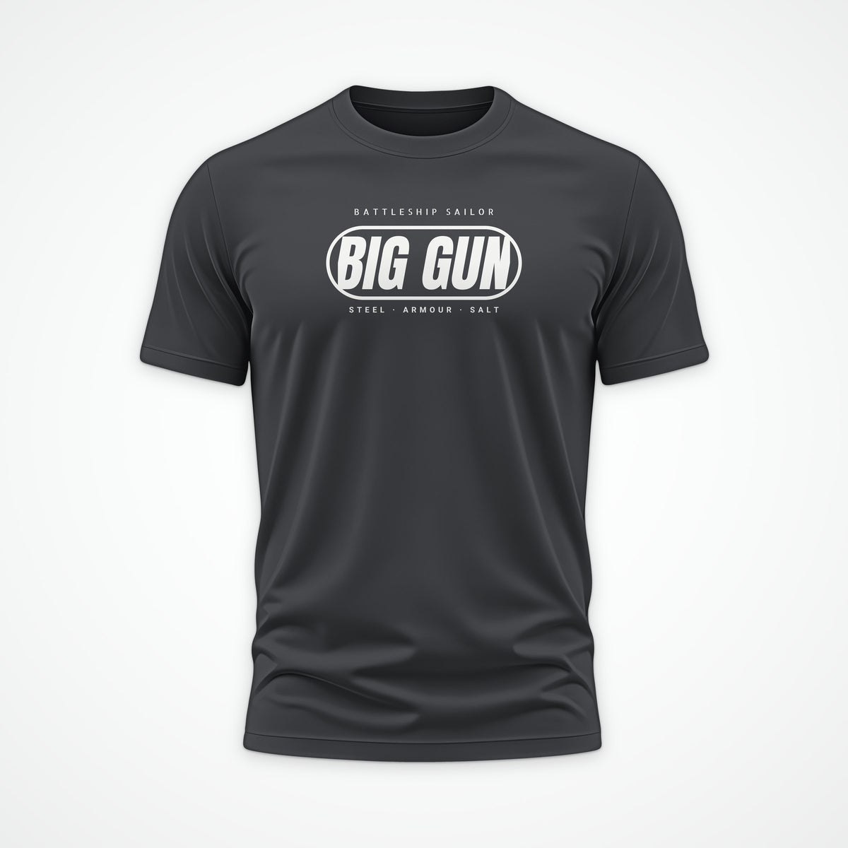 Big Gun Era Pill Tee in Anthracite