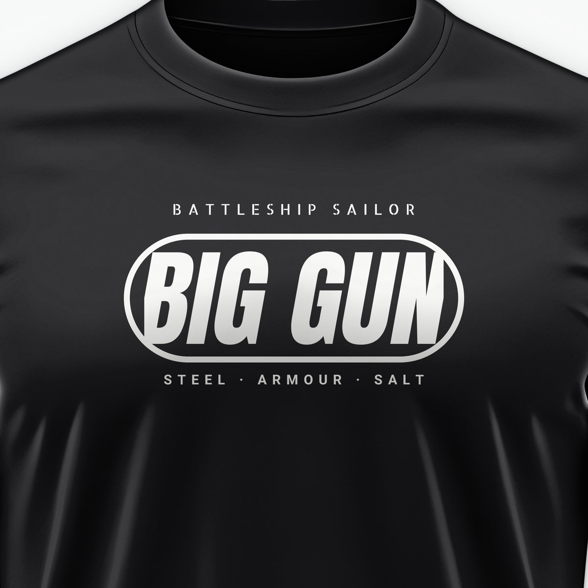 Big Gun Era Pill Tee, front print detail