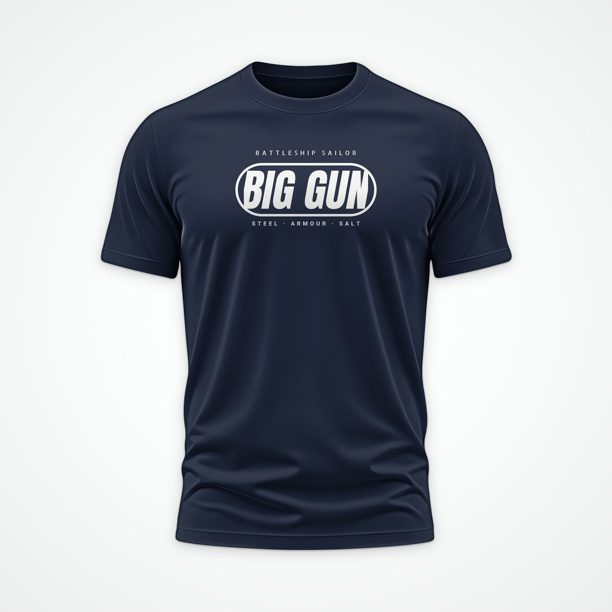 Big Gun Era Pill Tee in French Navy