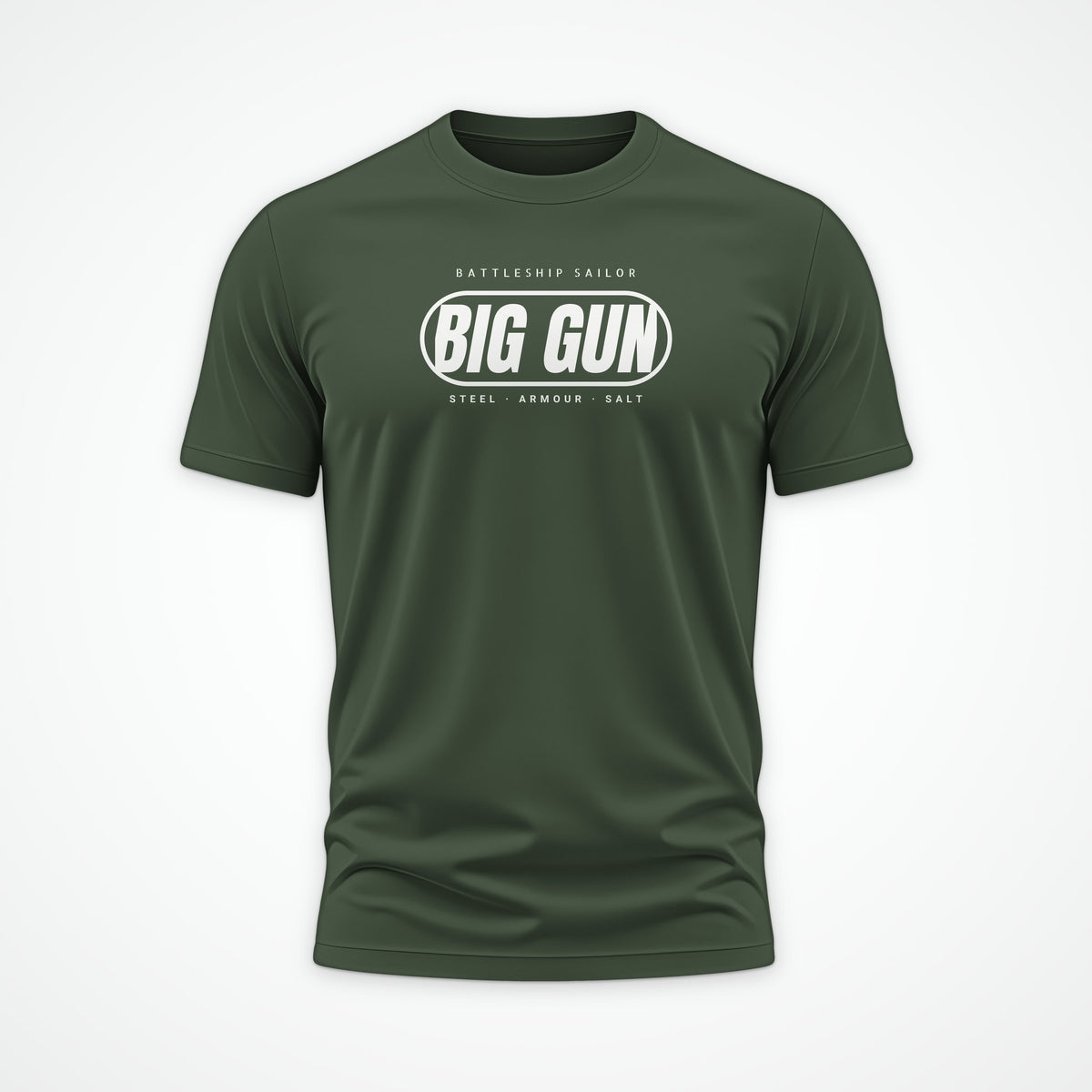 Big Gun Era Pill Tee in Olive