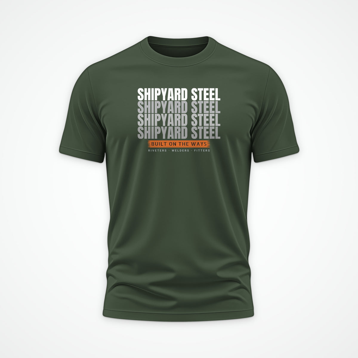 Shipyard Steel Echo Tee in Olive