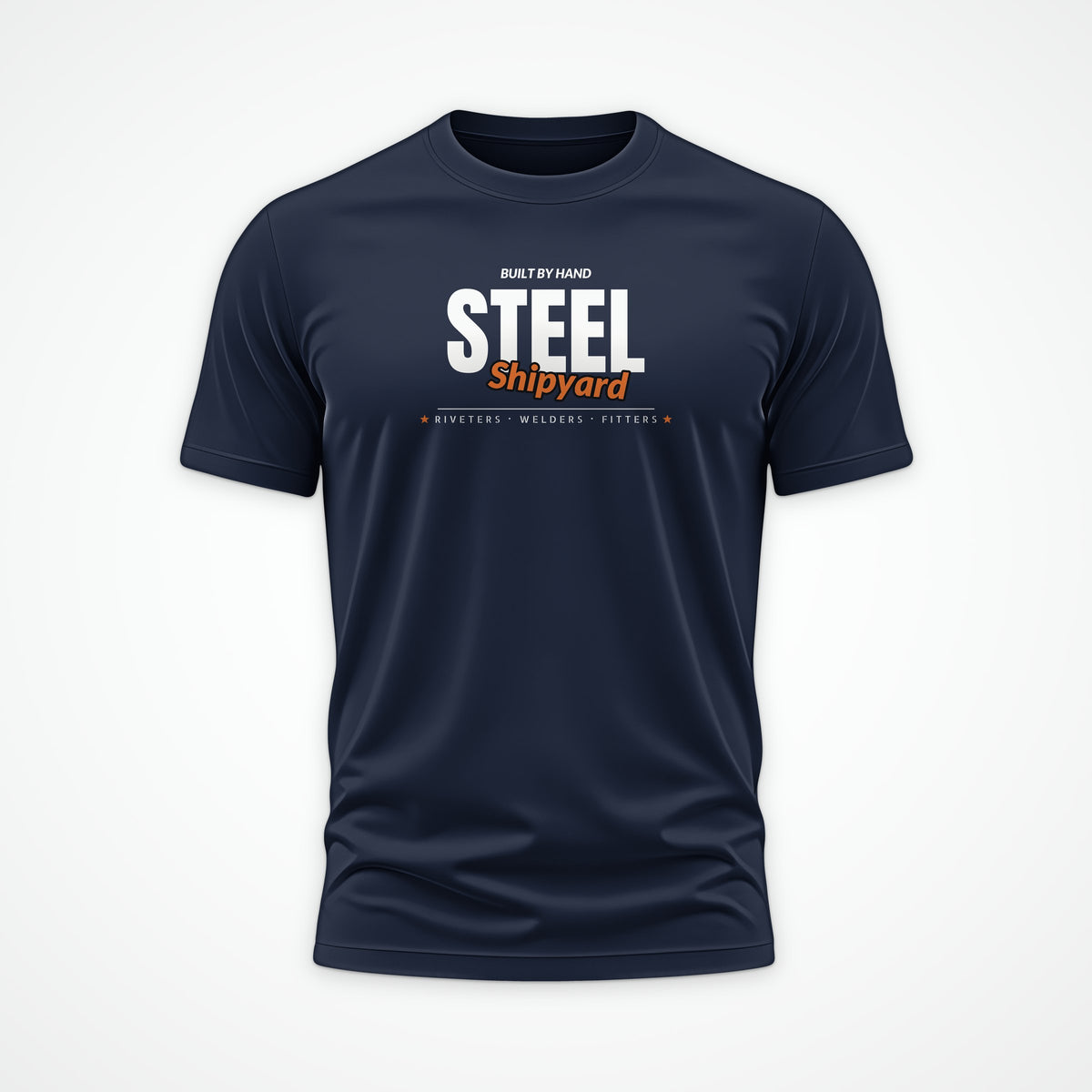 Shipyard Steel Club Tee in French Navy