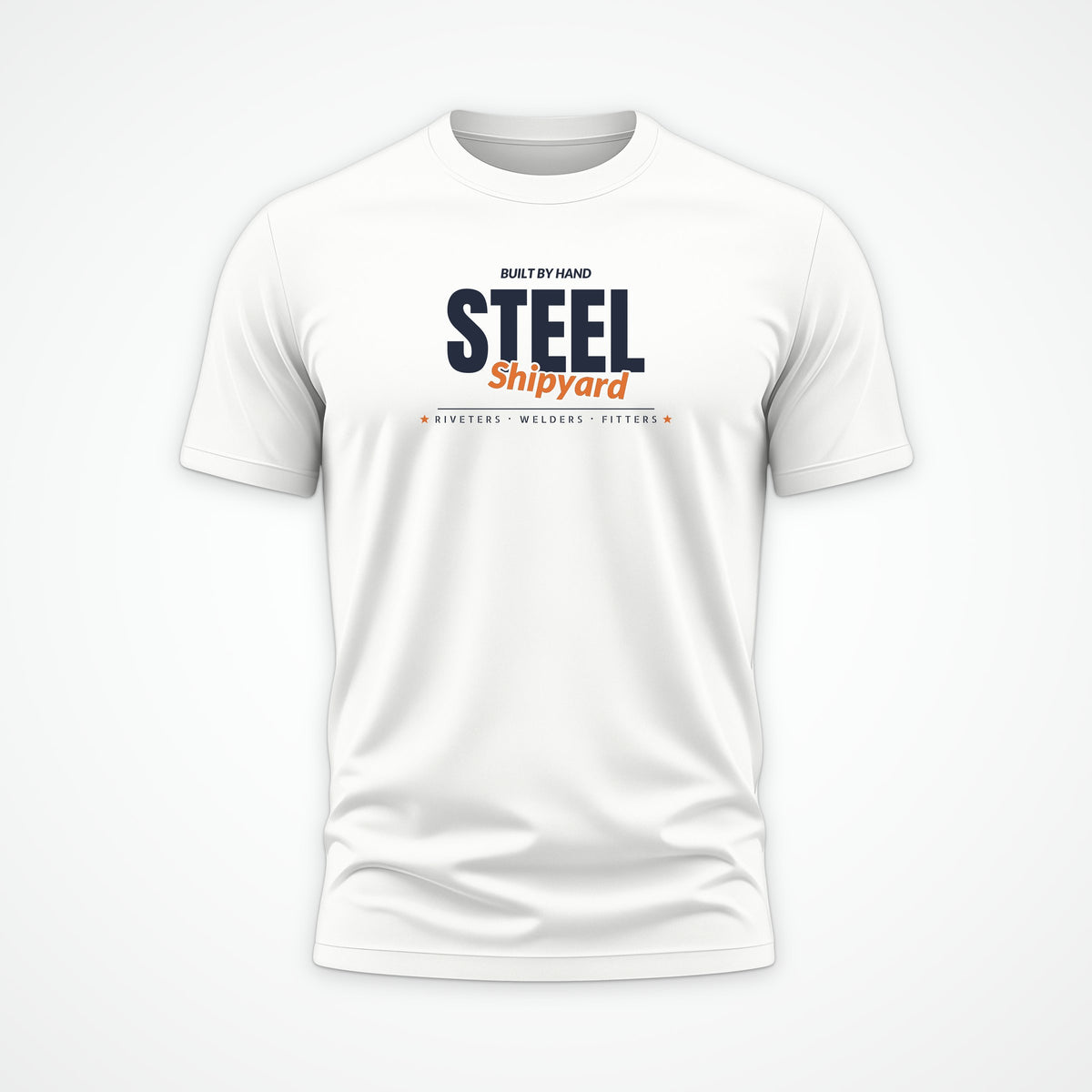 Shipyard Steel Club Tee in White