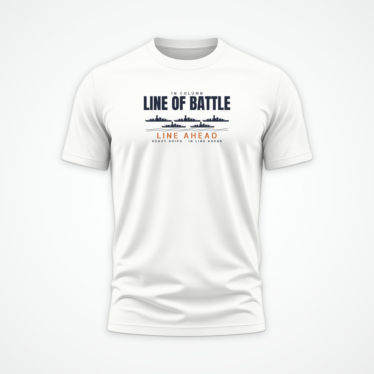 Line of Battle Row Tee in White