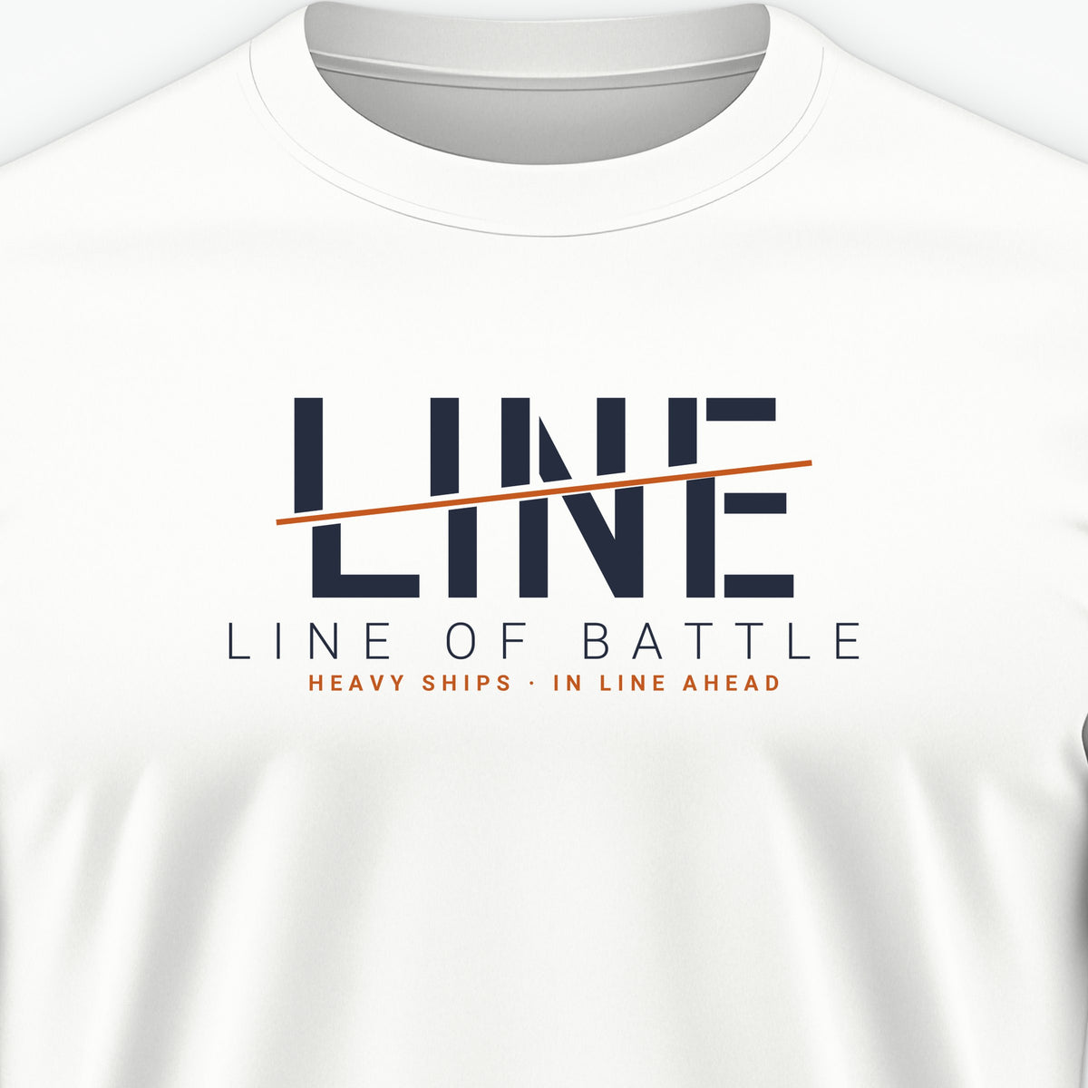 Line of Battle Sliced Tee, front print detail