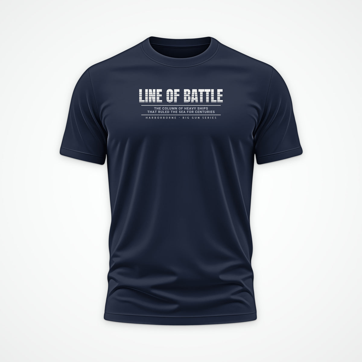 Line of Battle Scanline Tee in French Navy