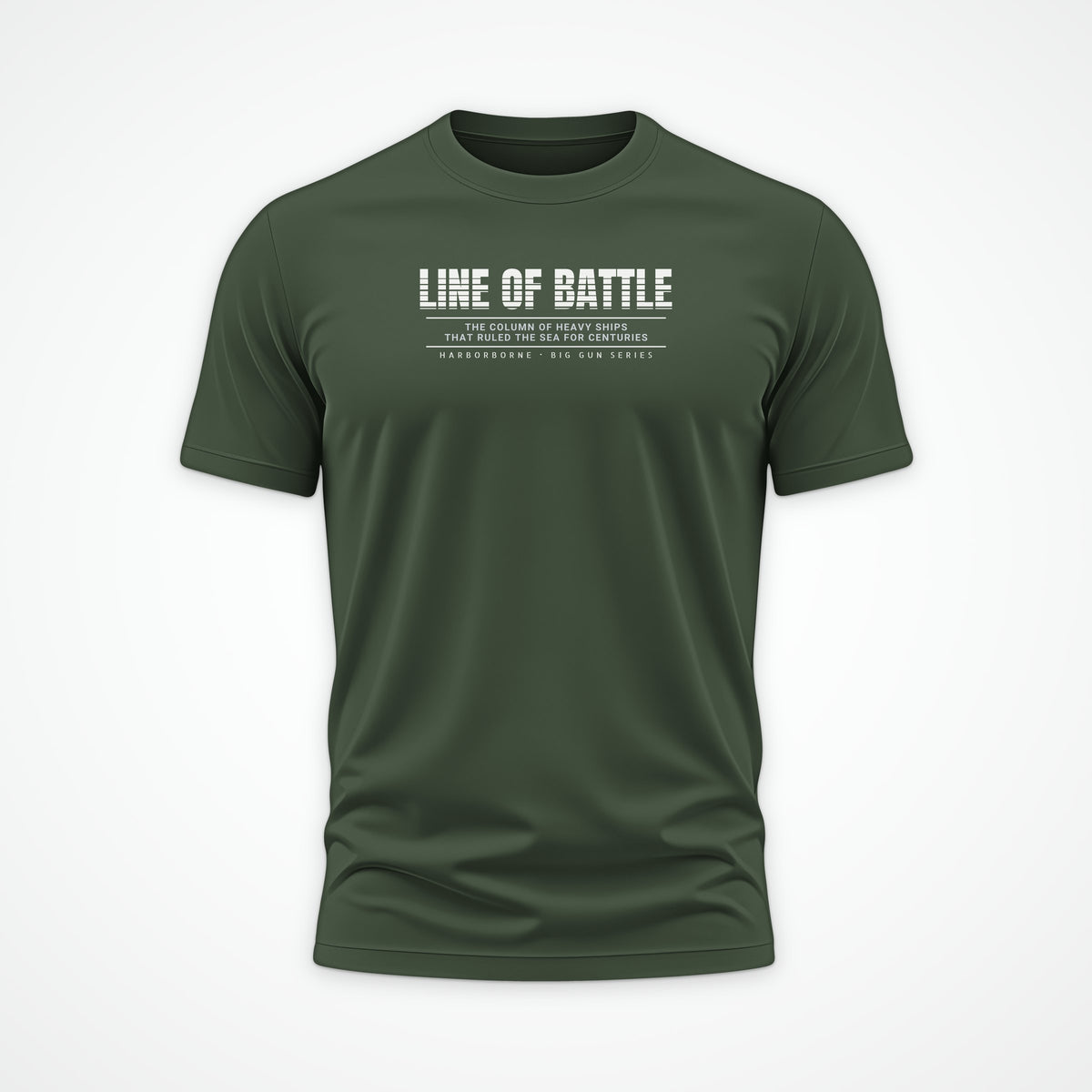 Line of Battle Scanline Tee in Olive