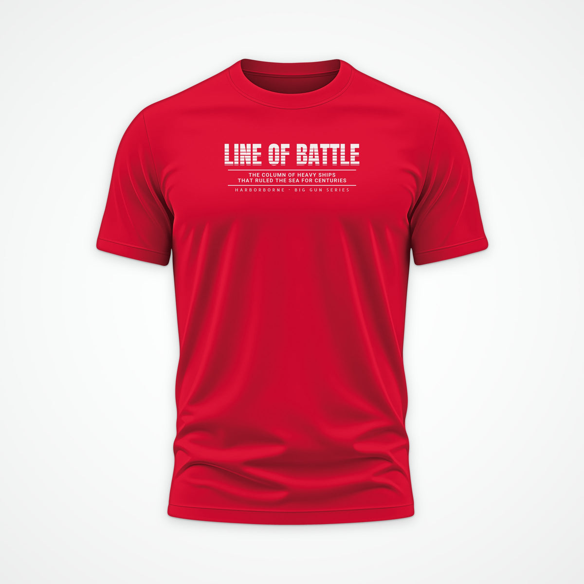 Line of Battle Scanline Tee in Red