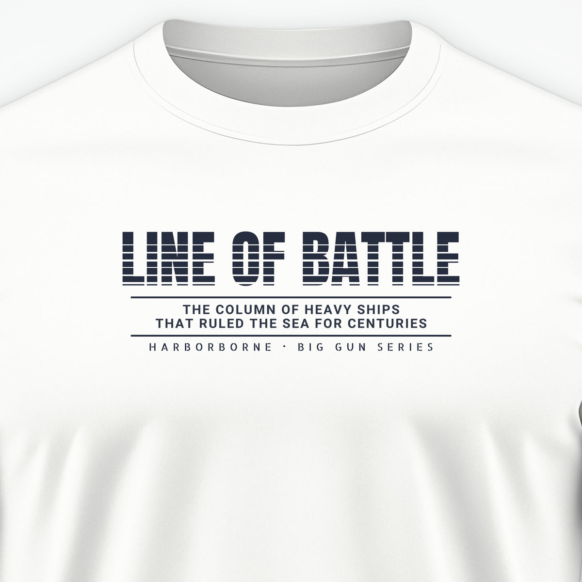 Line of Battle Scanline Tee, front print detail