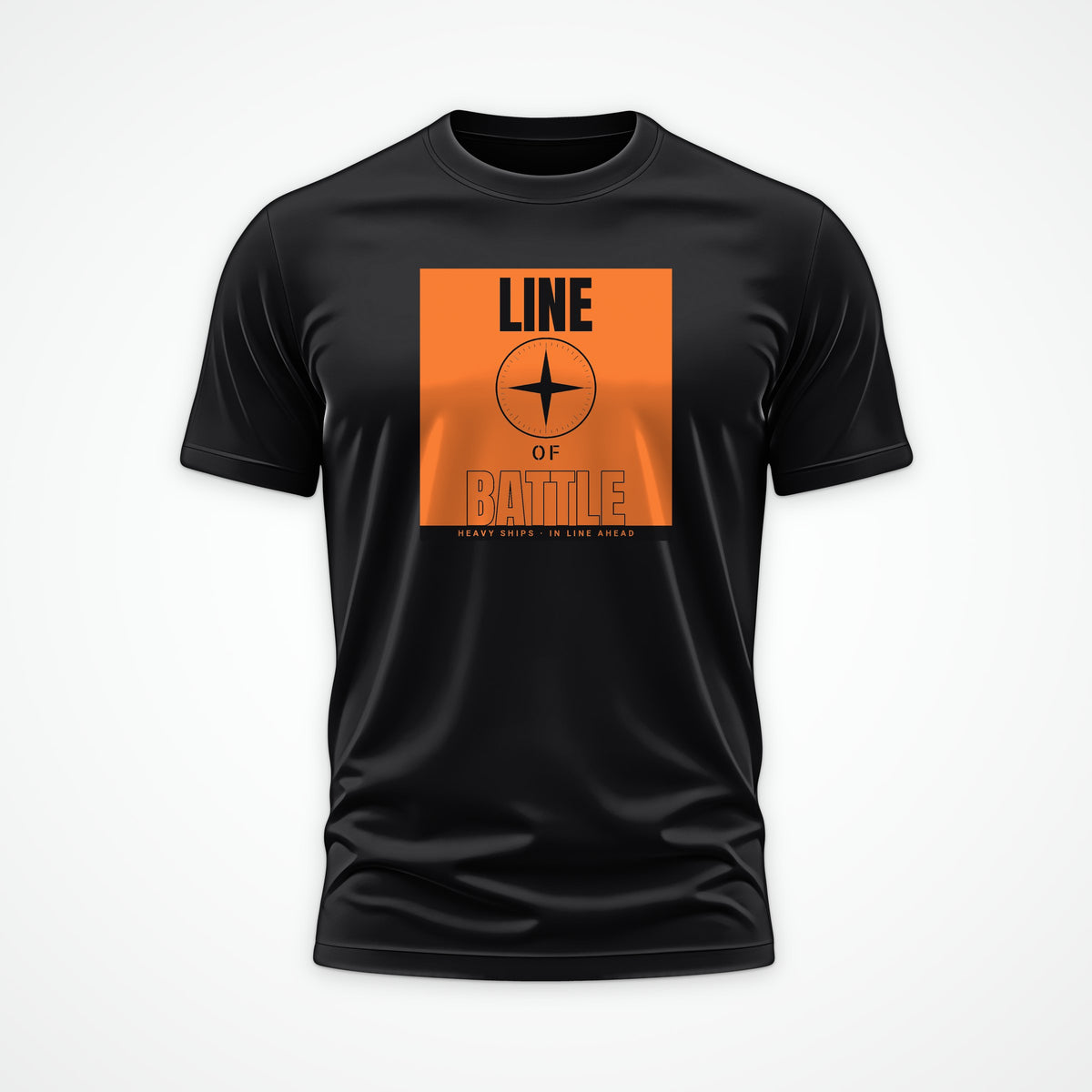 Line of Battle Poster Tee in Black
