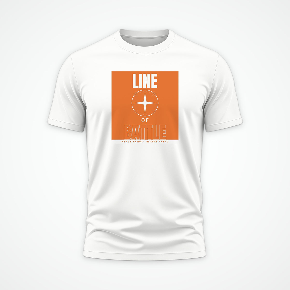 Line of Battle Poster Tee in White