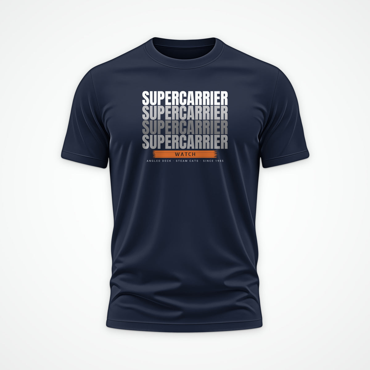 Supercarrier Watch Echo Tee in French Navy