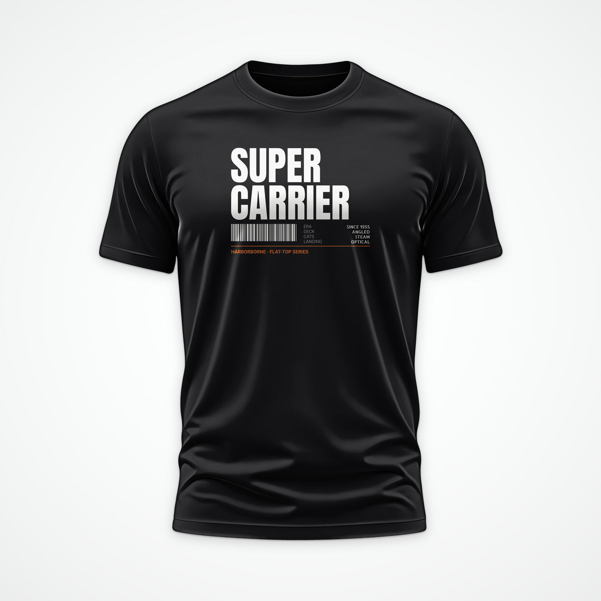 Supercarrier Watch Tag Tee in Black