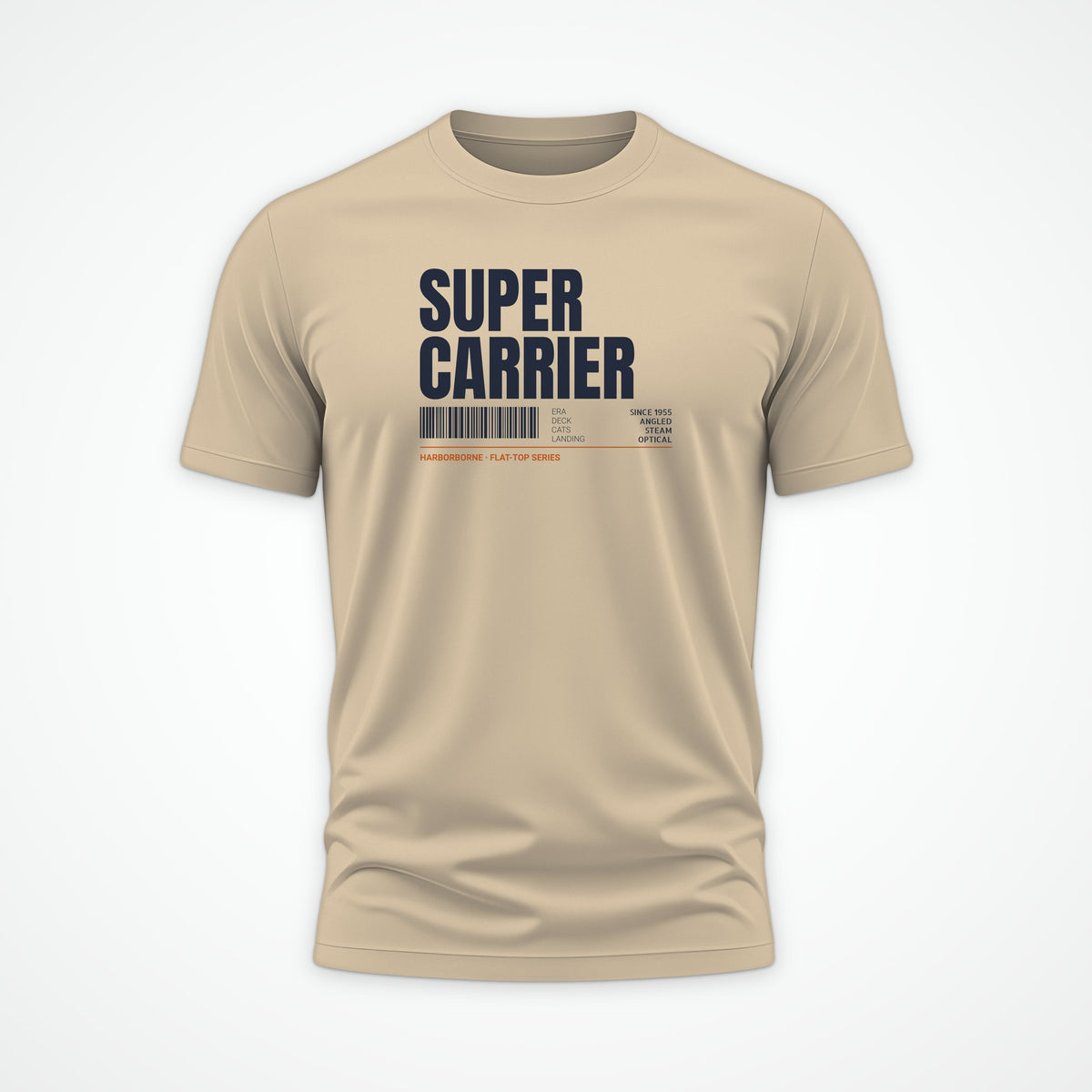 Supercarrier Watch Tag Tee in Desert Dust