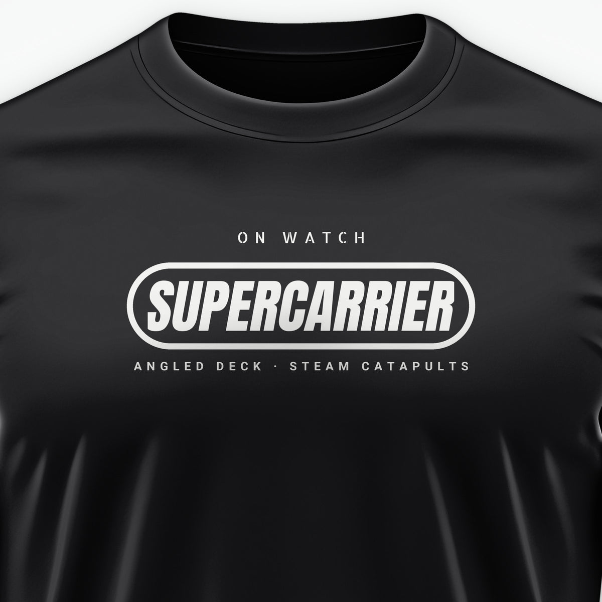 Supercarrier Watch Pill Tee, front print detail