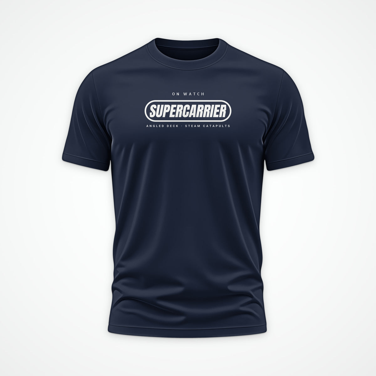 Supercarrier Watch Pill Tee in French Navy