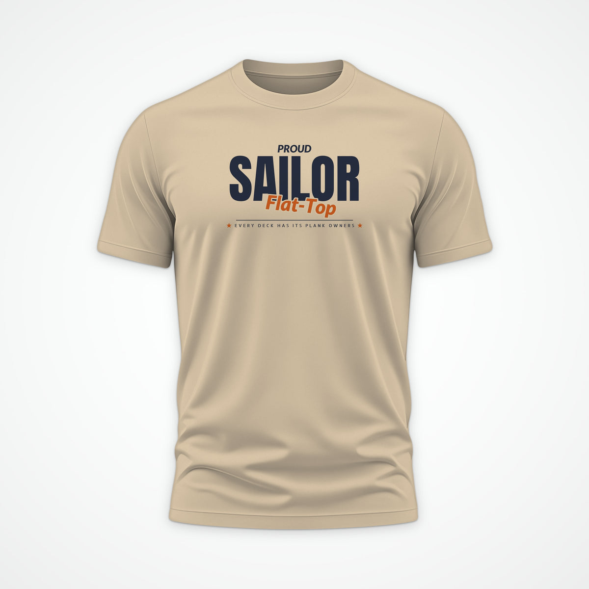 Flat-Top Sailor Club Tee in Desert Dust
