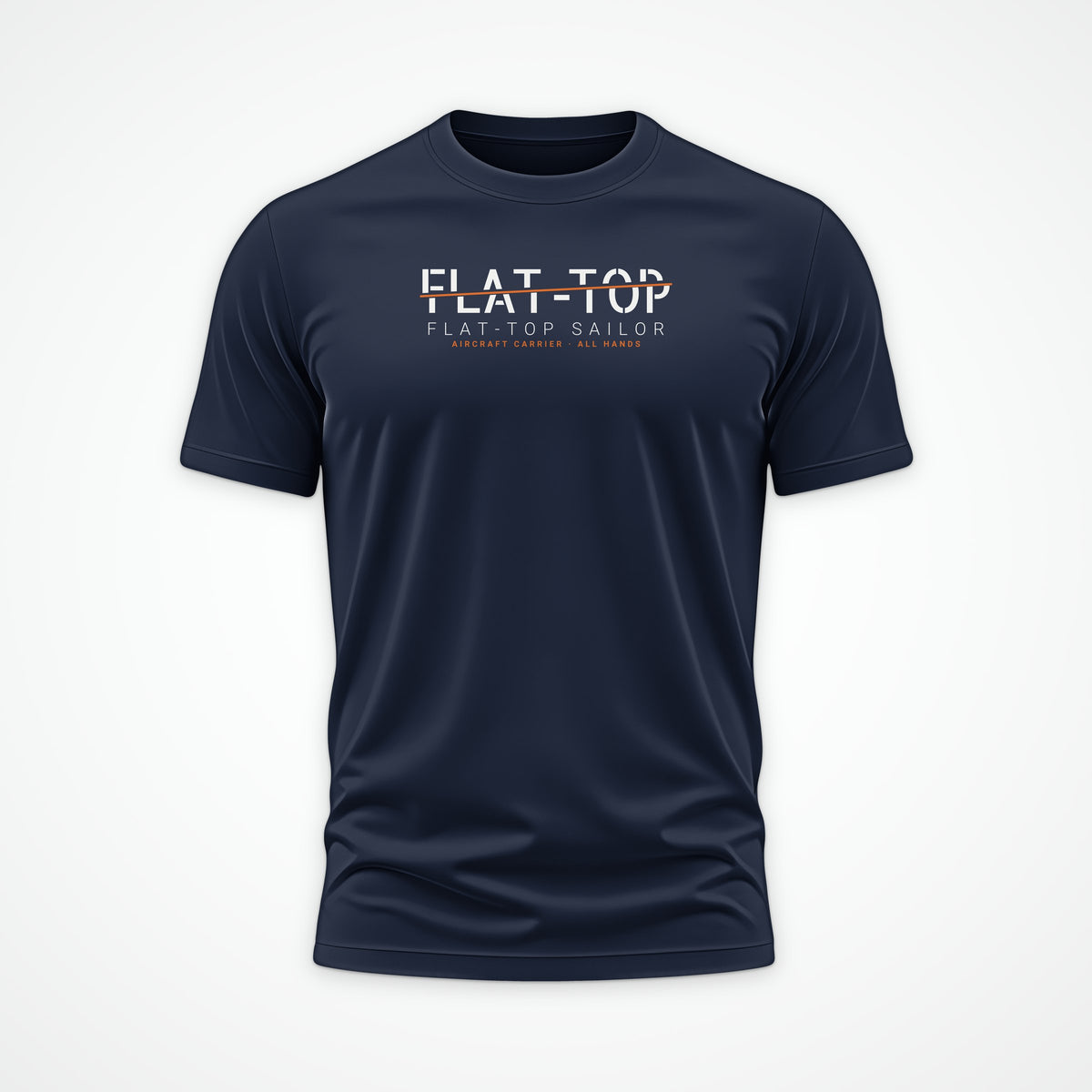 Flat-Top Sailor Sliced Tee in French Navy