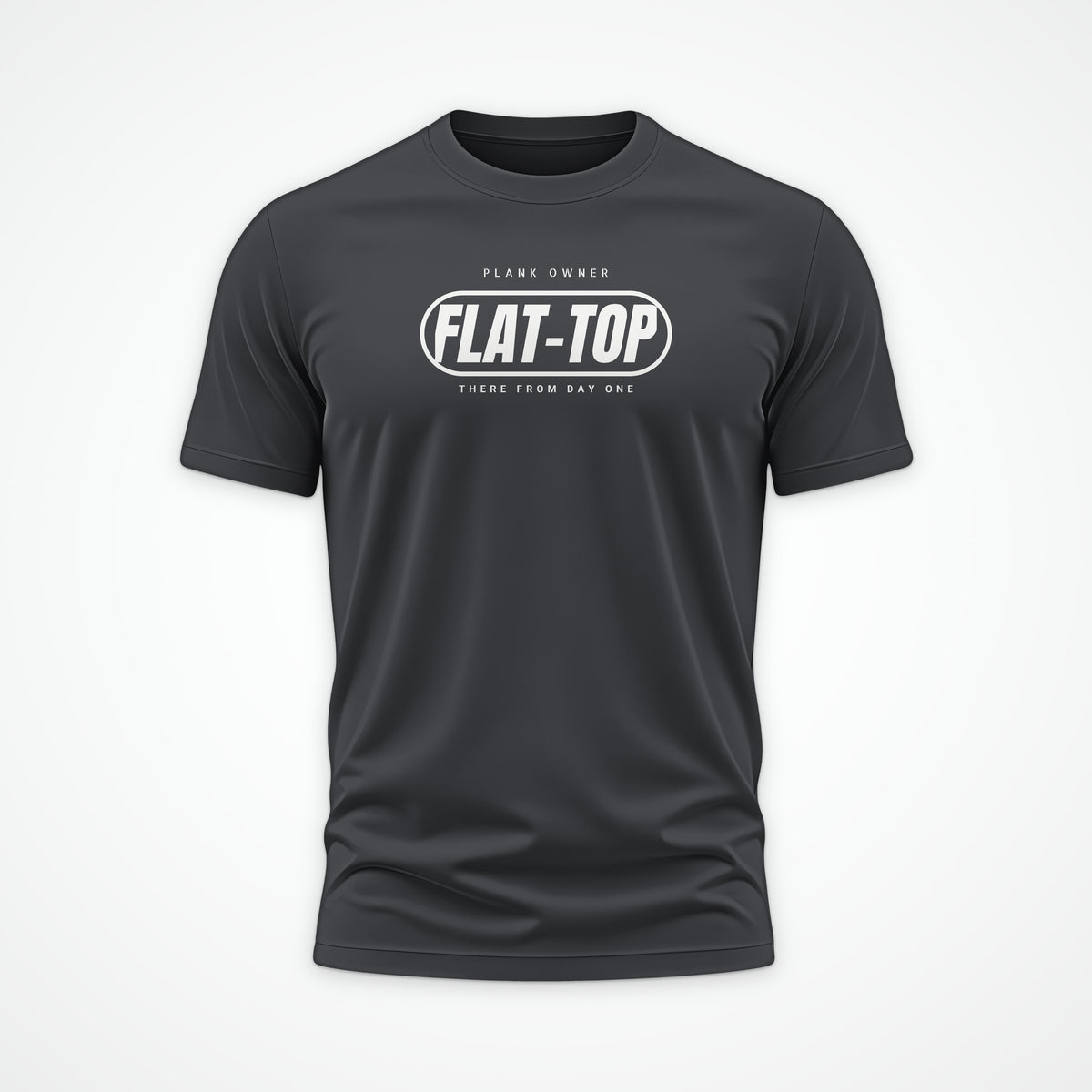Flat-Top Sailor Plank Owner Tee in Anthracite