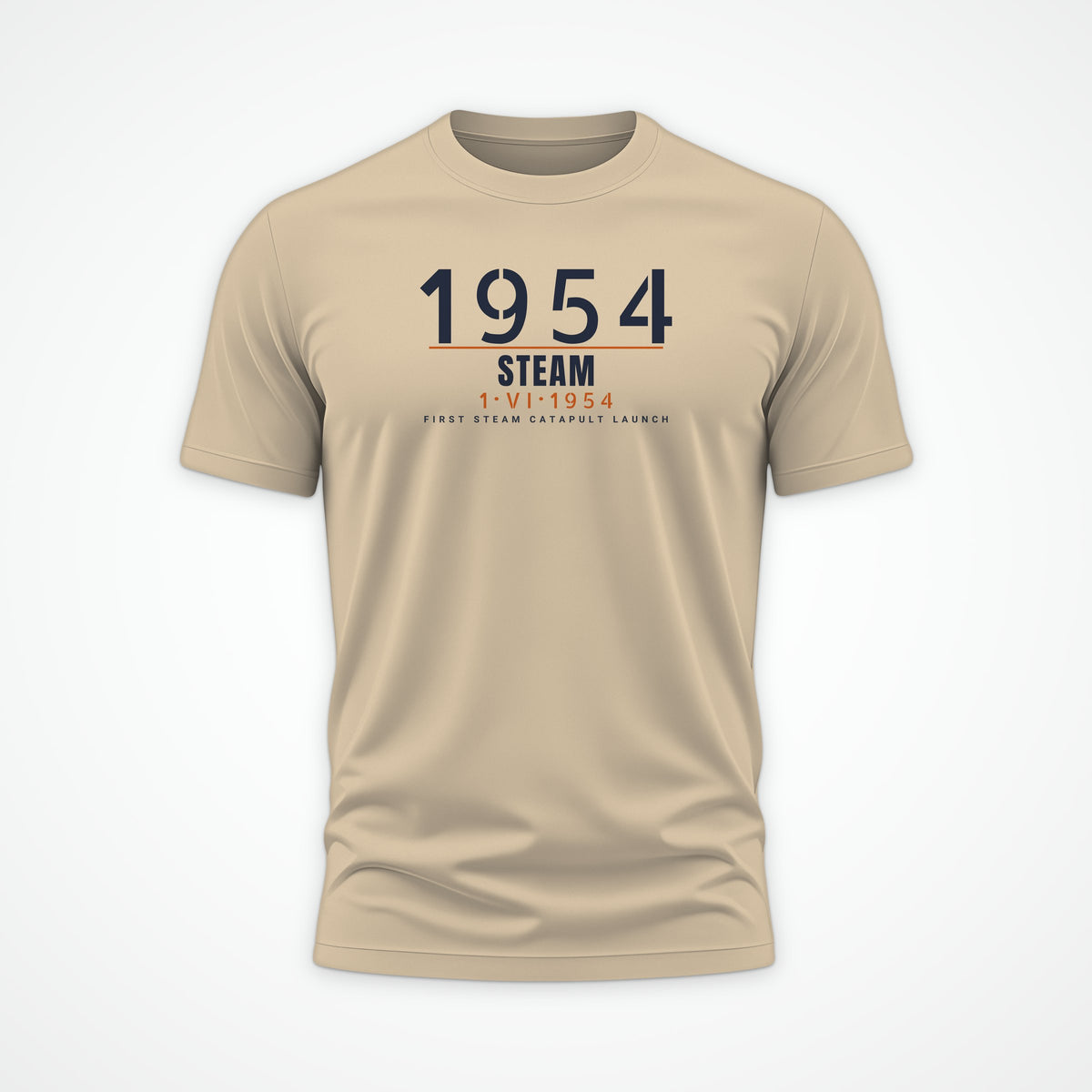 Steam Cat Era Timestamp Tee in Desert Dust