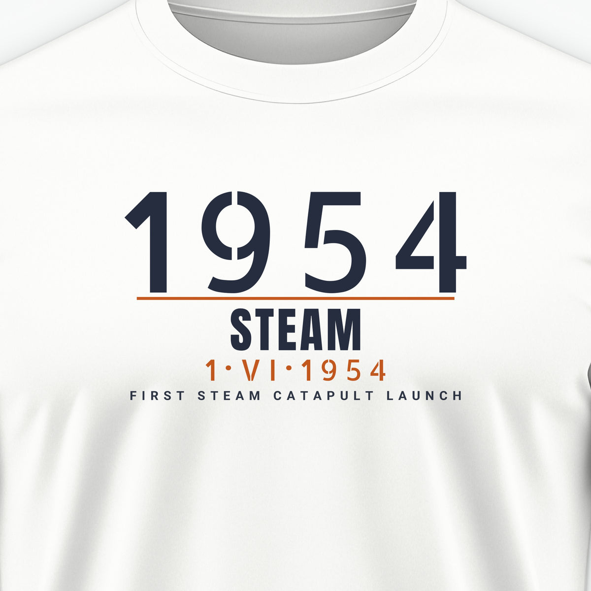 Steam Cat Era Timestamp Tee, front print detail