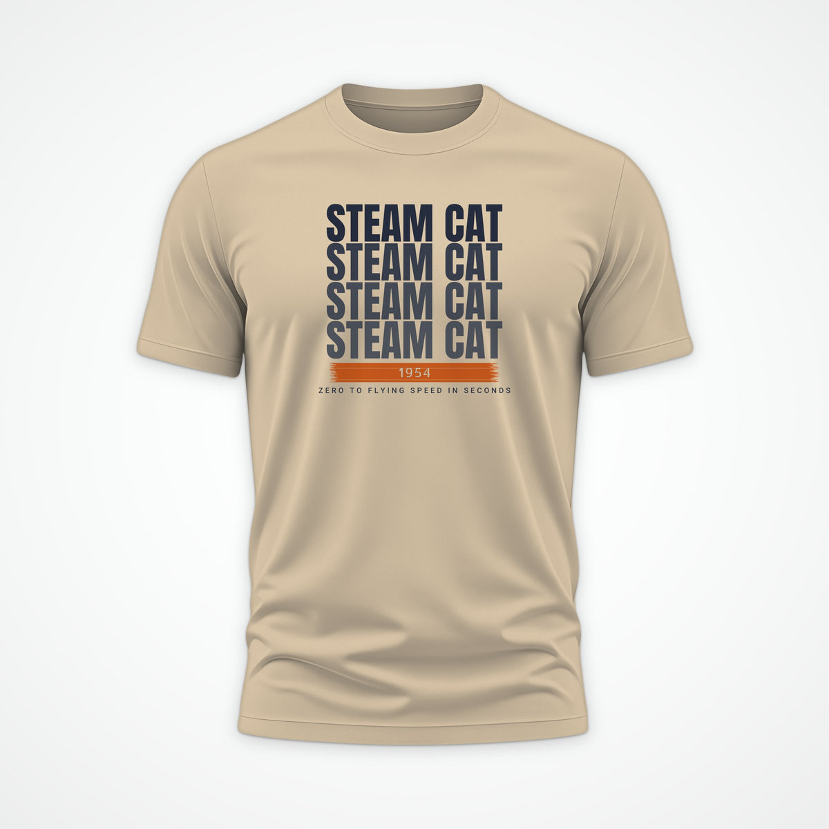 Steam Cat Era Echo Tee in Desert Dust