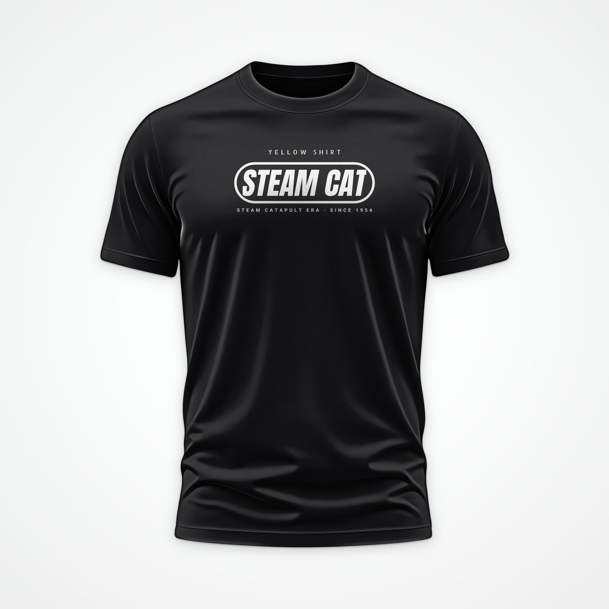 Steam Cat Era Pill Tee in Black