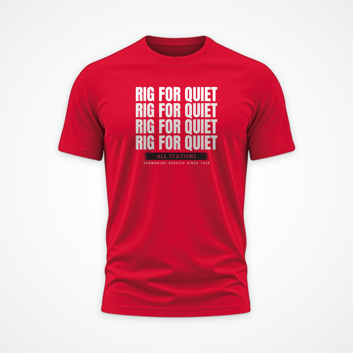 Rig for Quiet Echo Tee in Red