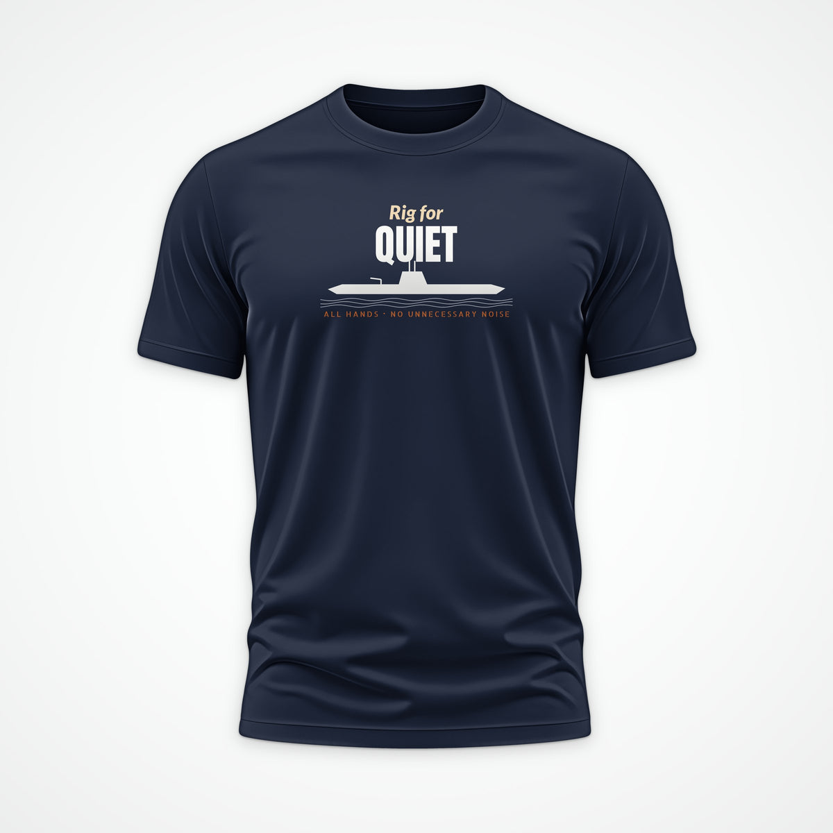 Rig for Quiet Profile Tee in French Navy