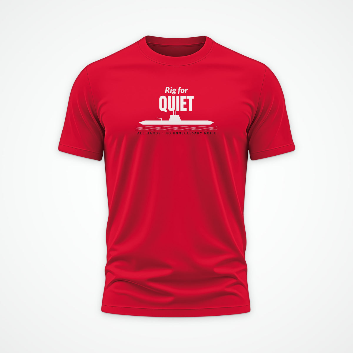 Rig for Quiet Profile Tee in Red