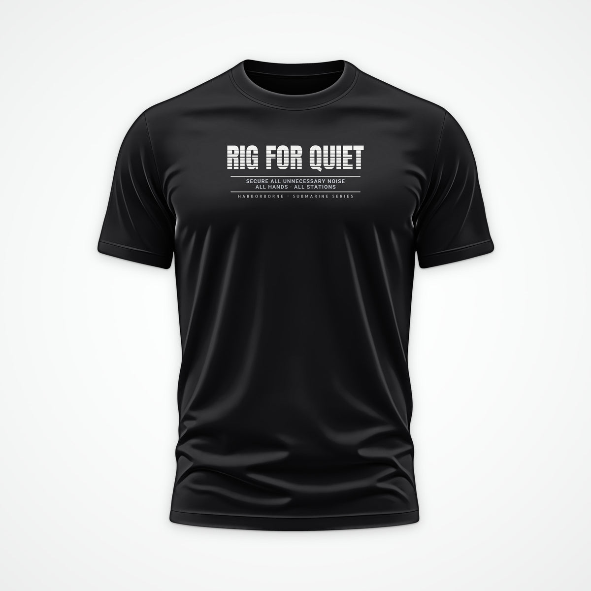 Rig for Quiet Scanline Tee in Black