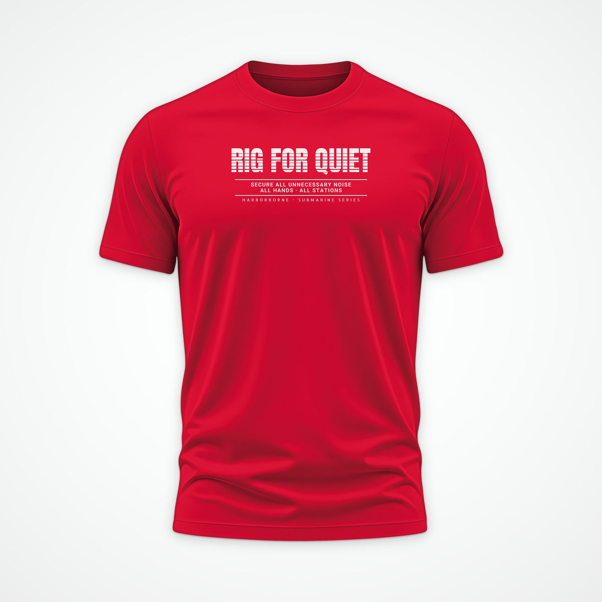 Rig for Quiet Scanline Tee in Red