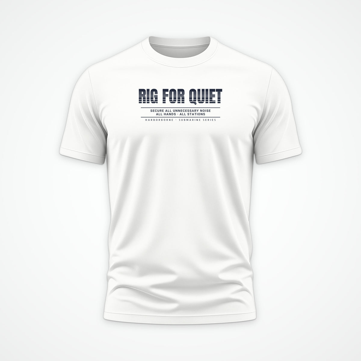 Rig for Quiet Scanline Tee in White