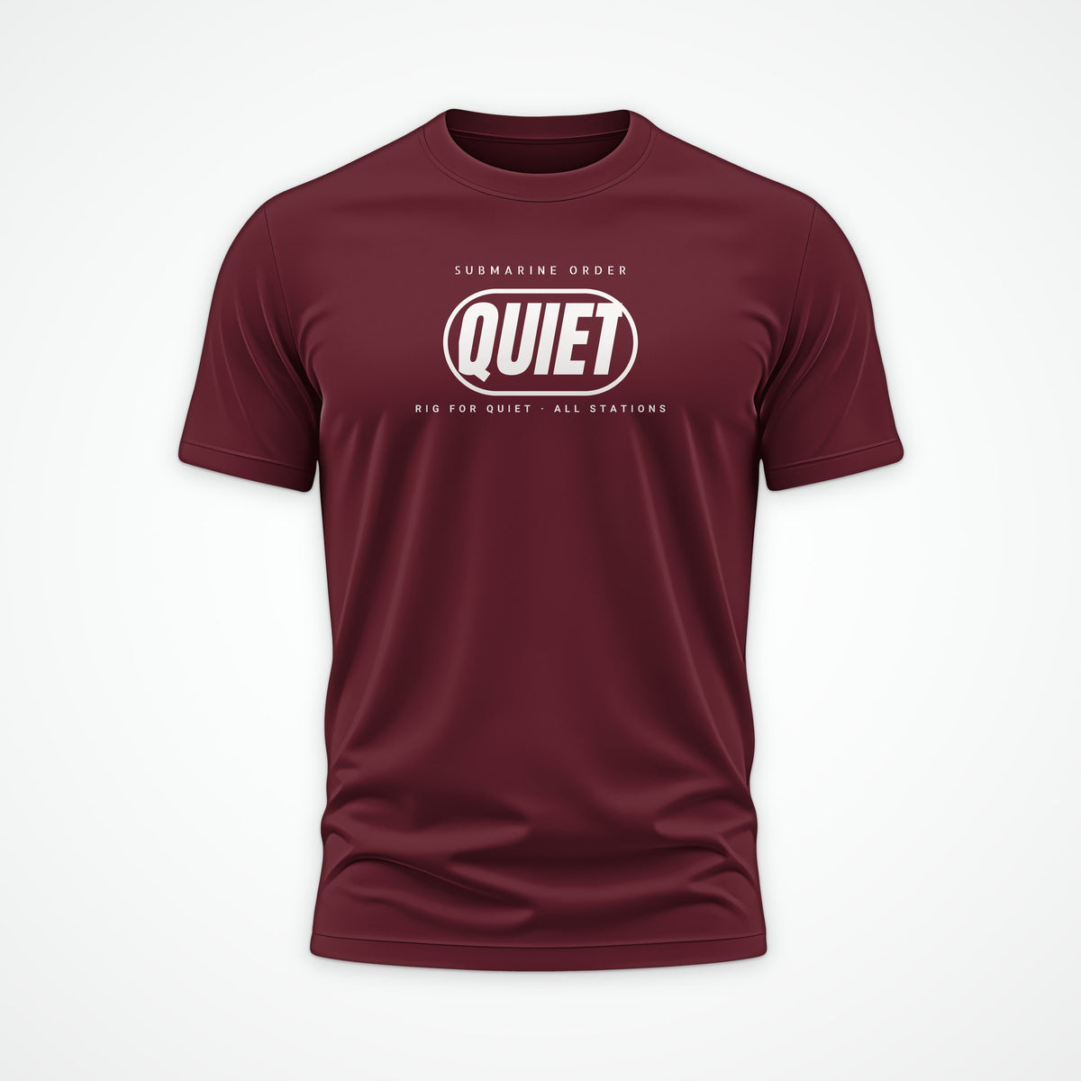 Rig for Quiet Pill Tee in Burgundy