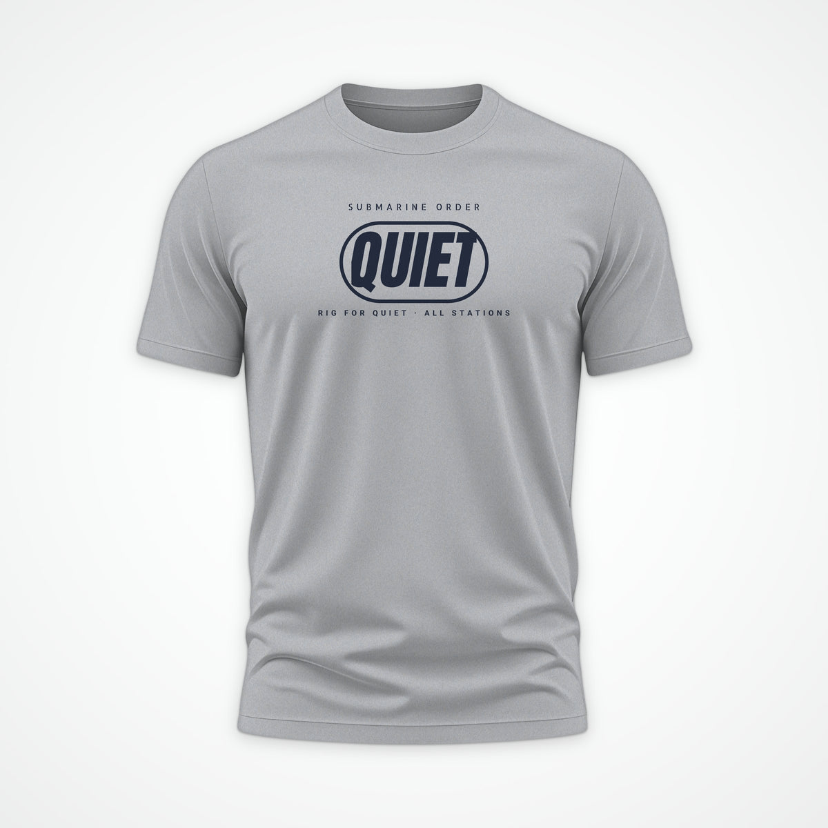 Rig for Quiet Pill Tee in Heather Grey
