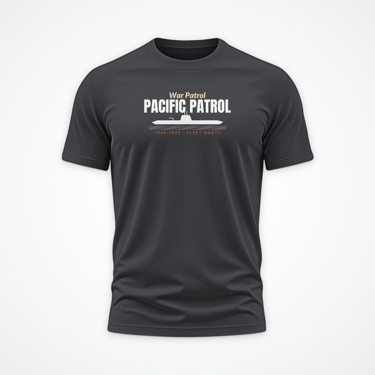 Pacific Patrol 1941–45 Profile Tee in Anthracite
