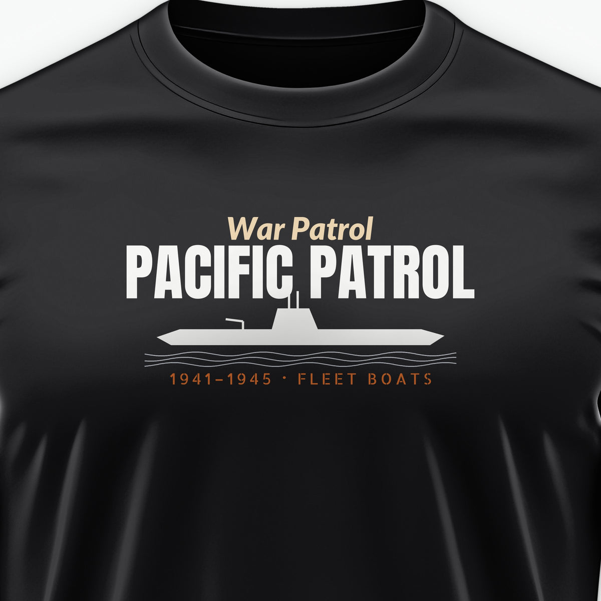 Pacific Patrol 1941–45 Profile Tee, front print detail